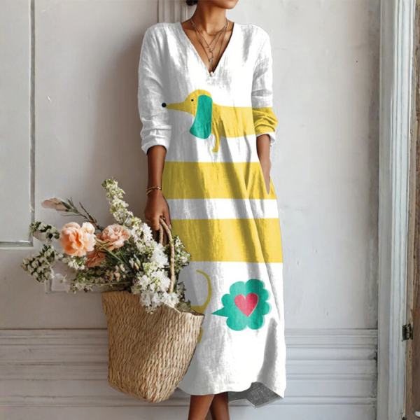 Nadine | Elegantes Alltagskleid mit mühelosem Stil