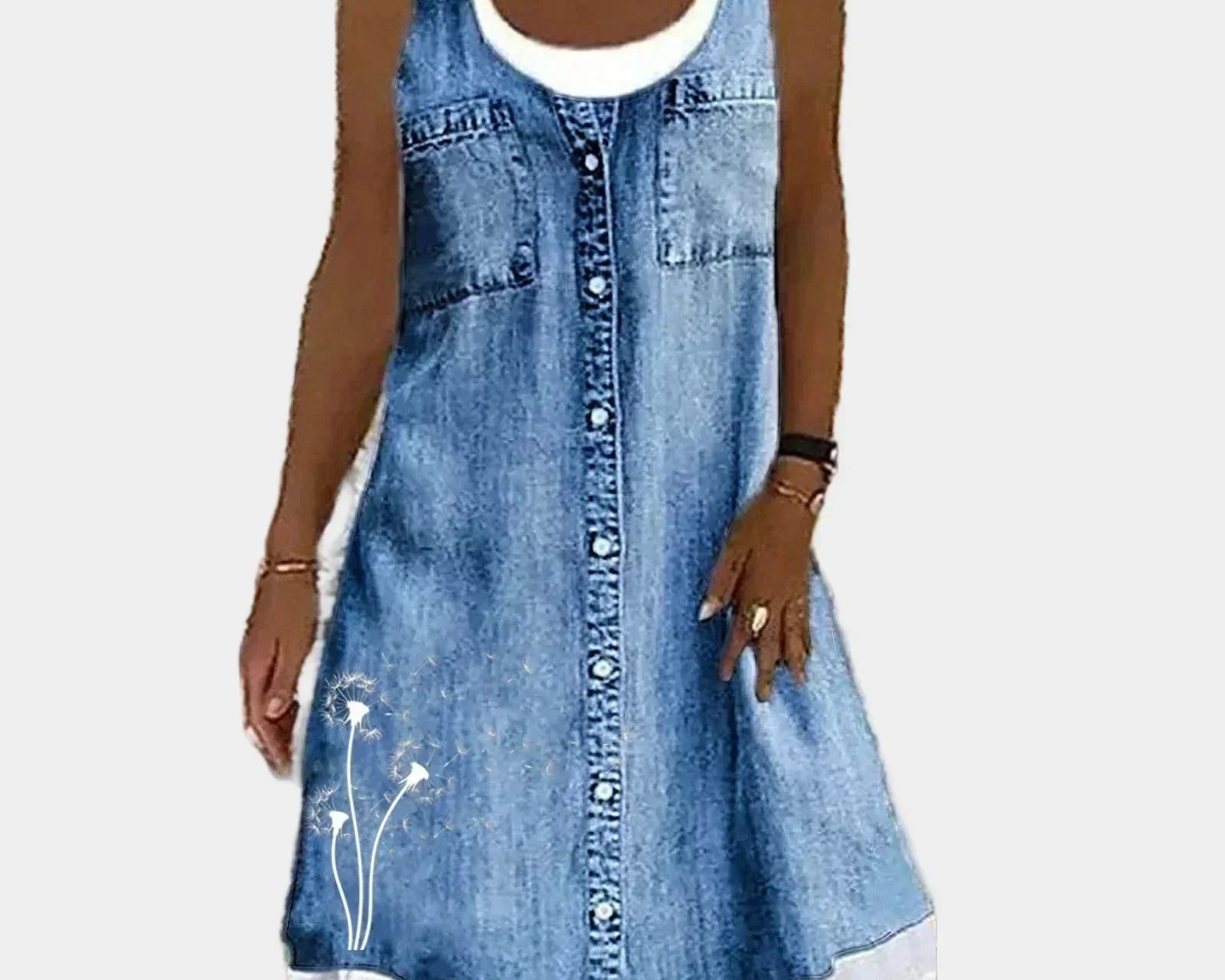 Elegantes und Weiches Jeanskleid