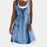 Elegantes und Weiches Jeanskleid