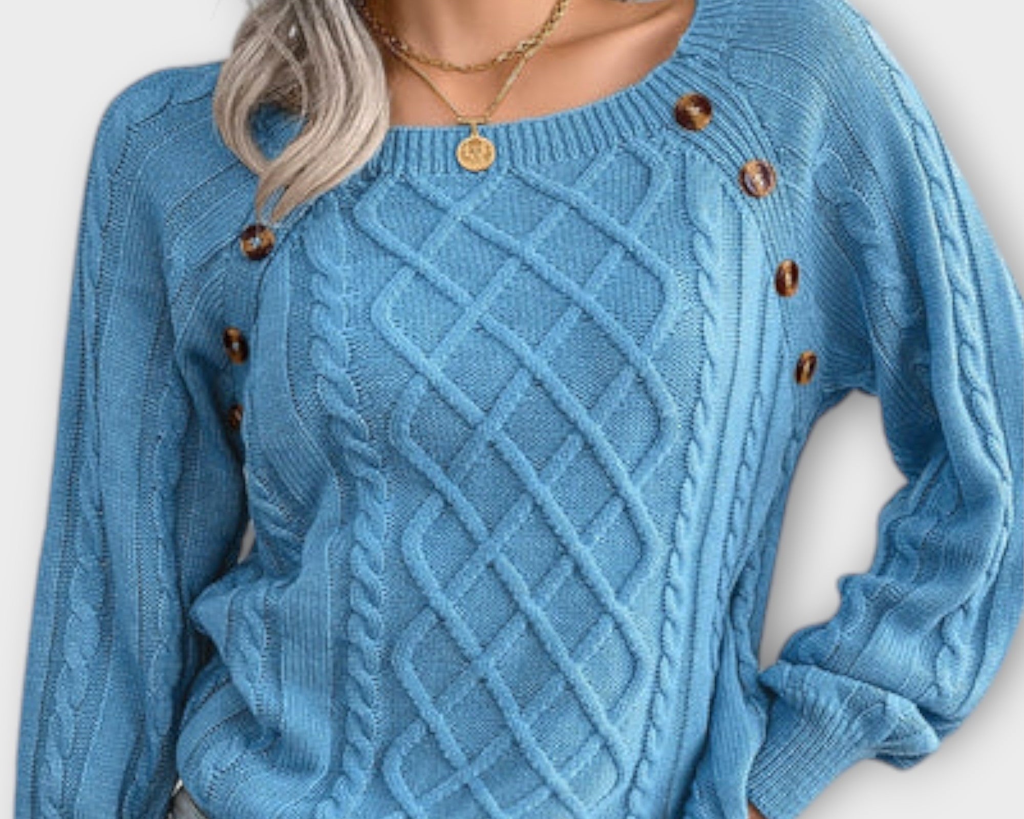 Malia - Pullover mit Knöpfen