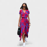 Lila Rosa - Boho Chic Kleid