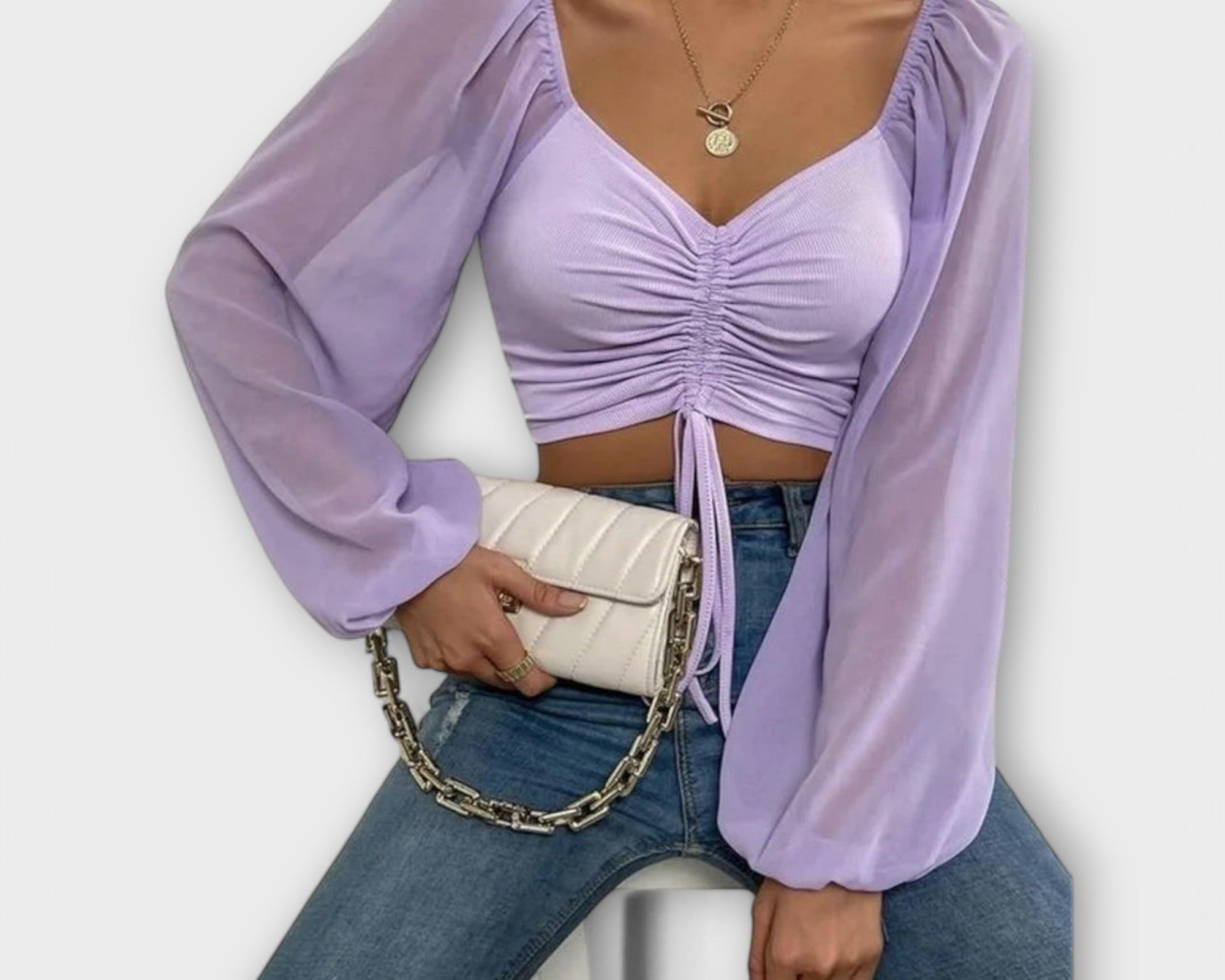 Jacqueline - Vielseitige Abendbluse
