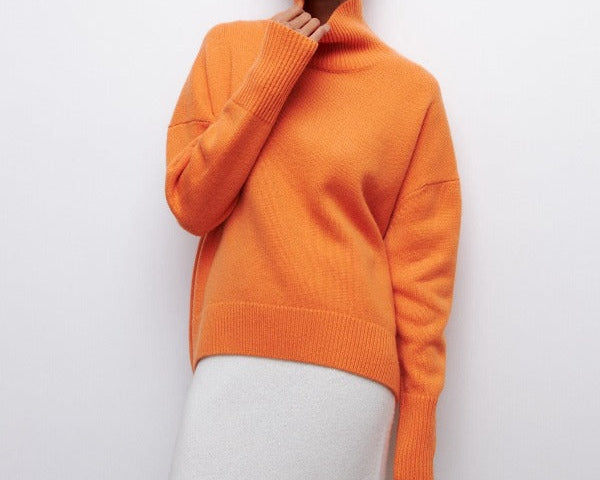 Katrielle - gemütlicher Rollkragenpullover