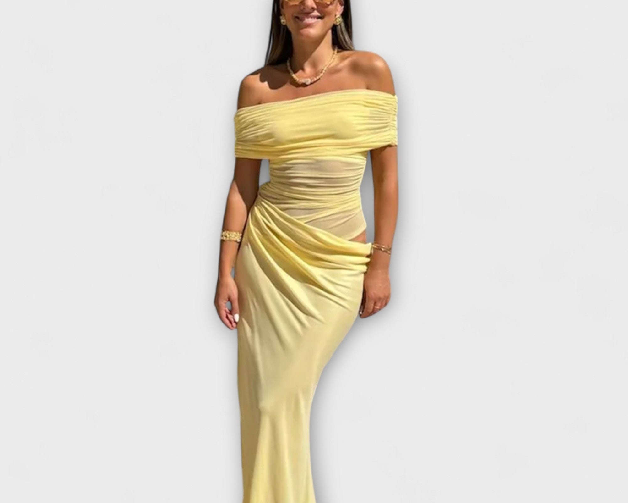 Puss - Rüschendes Unregelmässiges Kleid