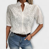 Élise - Bluse mit Stickerei