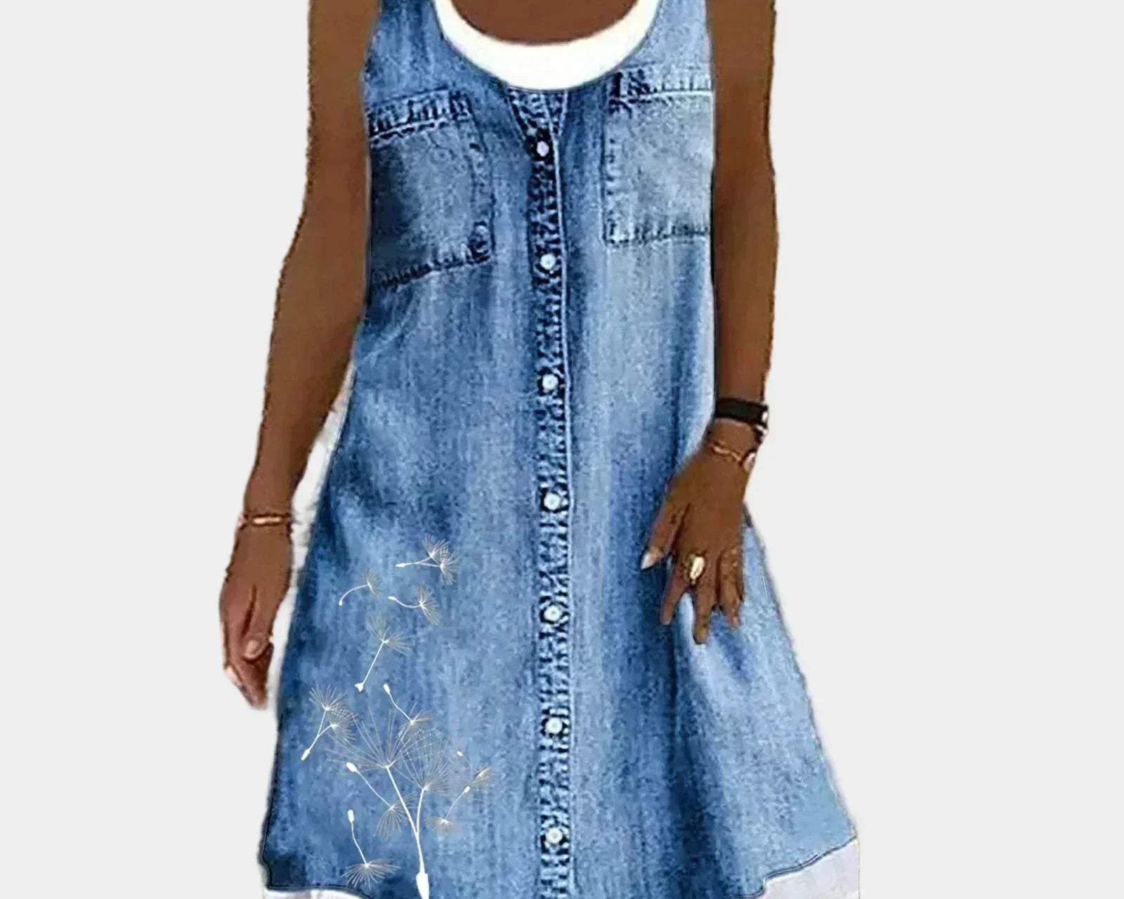 Elegantes und Weiches Jeanskleid