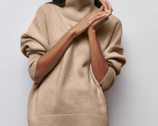 Katrielle - gemütlicher Rollkragenpullover