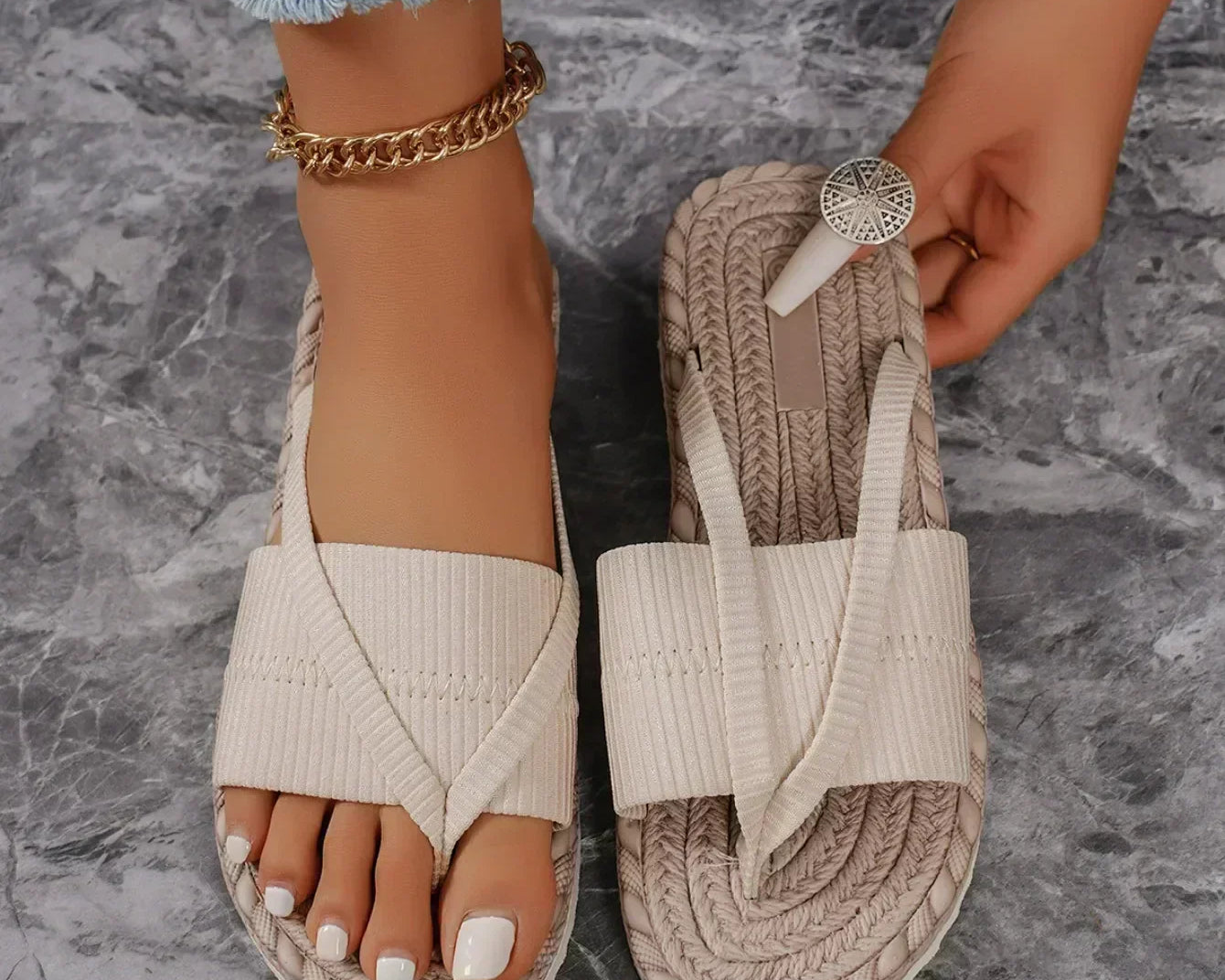 Nina – Luftige Walk Sandalen
