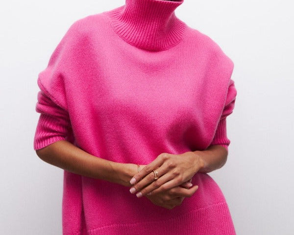 Katrielle - gemütlicher Rollkragenpullover