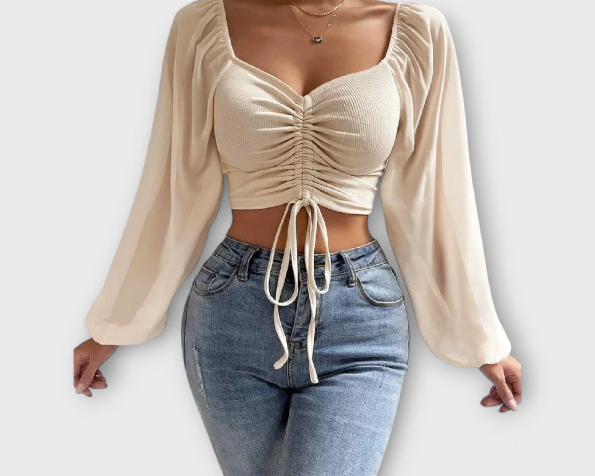 Jacqueline - Vielseitige Abendbluse