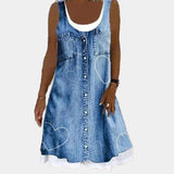 Elegantes und Weiches Jeanskleid