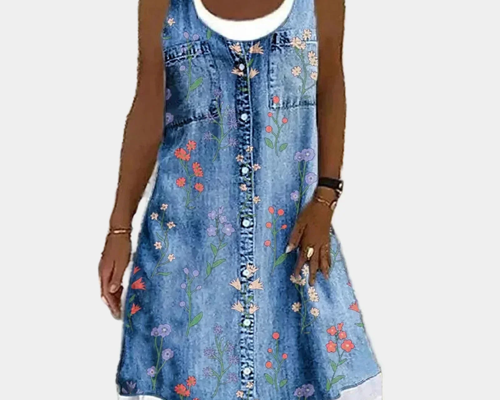 Elegantes und Weiches Jeanskleid
