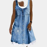 Elegantes und Weiches Jeanskleid