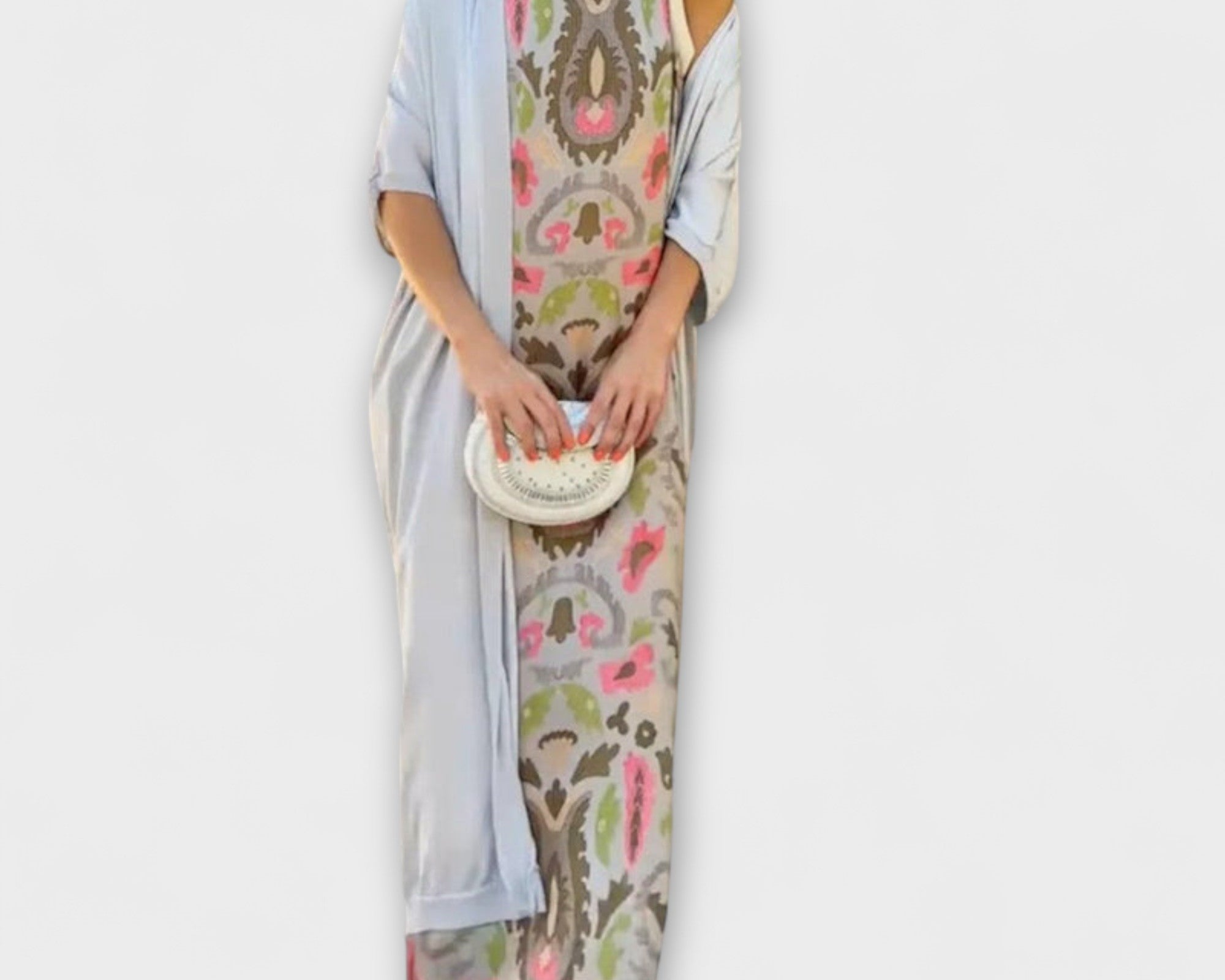 Selviane - Maxikleid mit passendem Cardigan