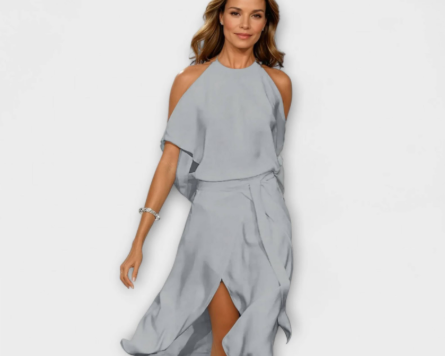 Madonna - Elegantes Kleid mit modischen Schulterausschnitt
