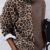 Marina - Lässiger Pullover mit Leo-Design