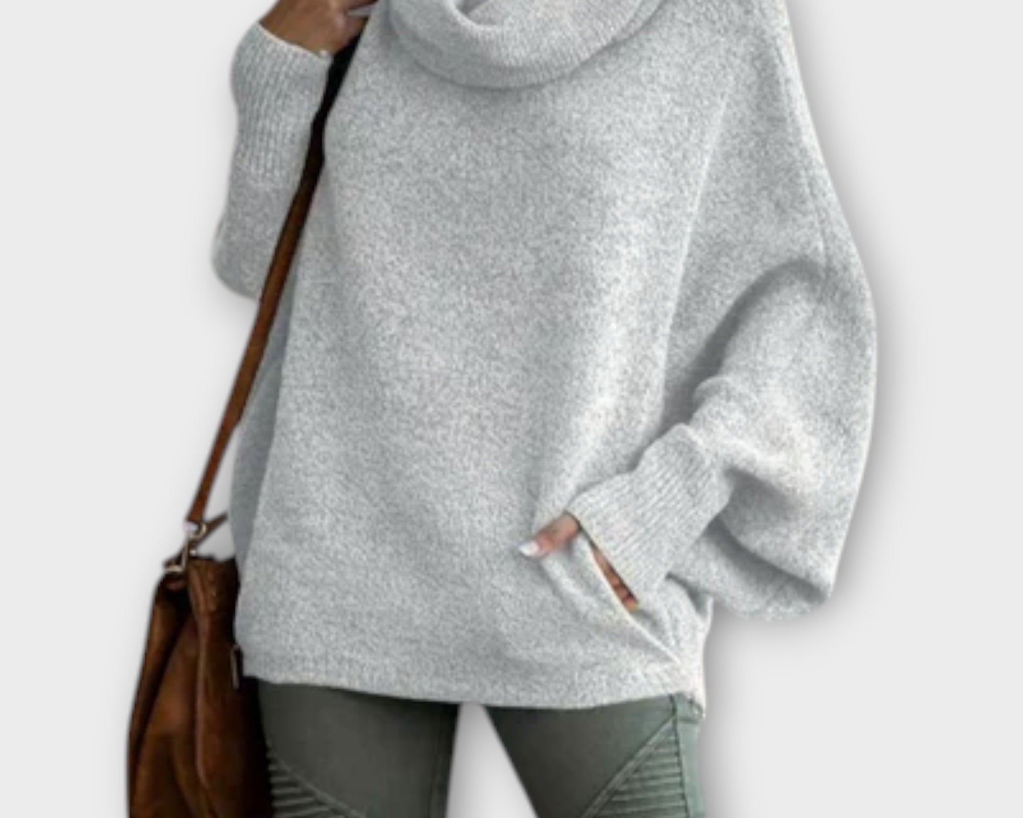 Ulrike - Eleganter Damenpullover in Schildpatt