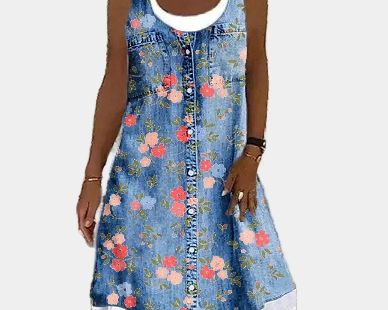Elegantes und Weiches Jeanskleid
