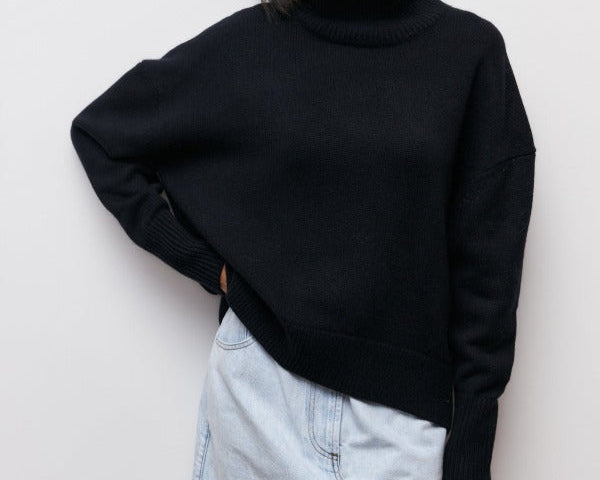 Katrielle - gemütlicher Rollkragenpullover