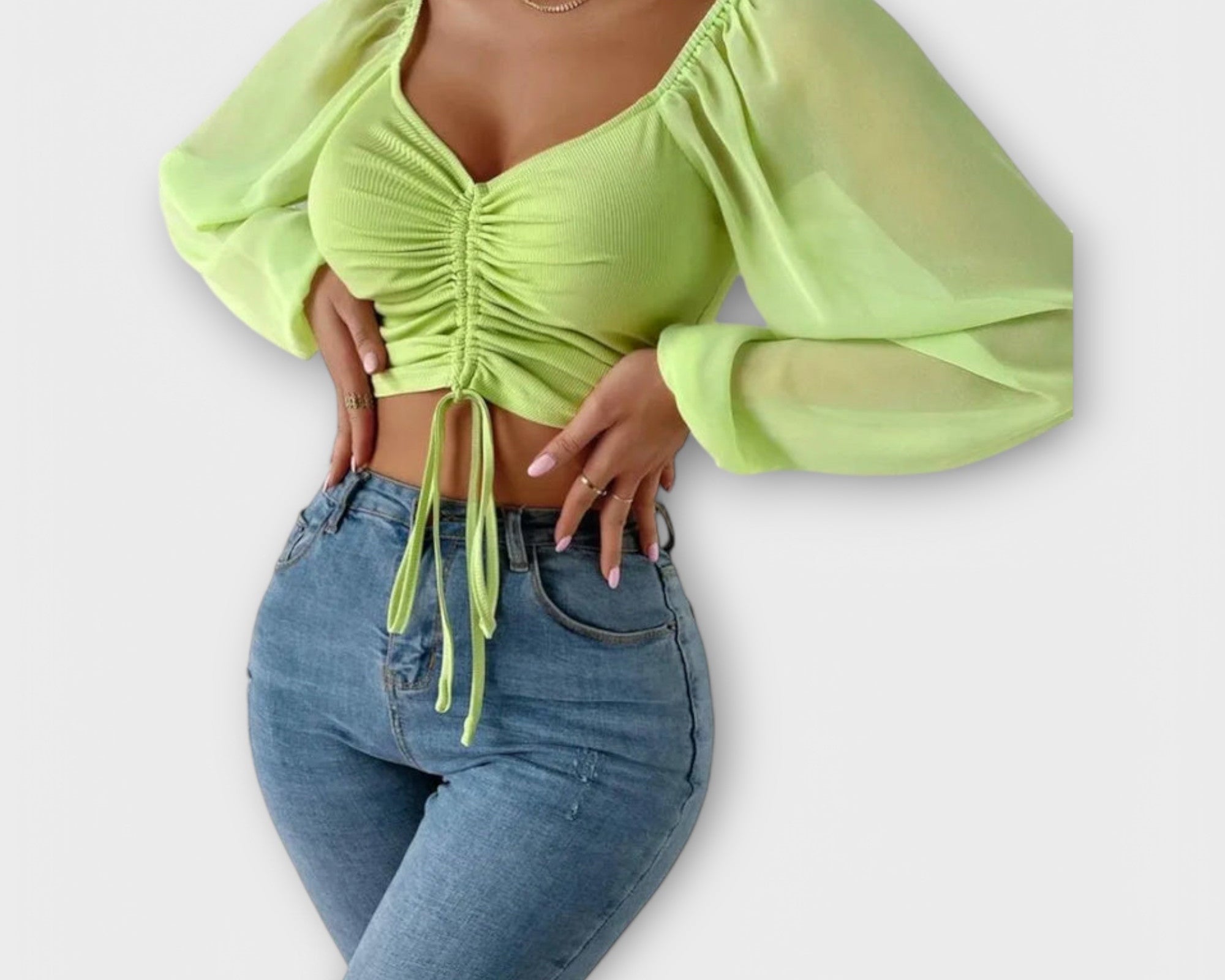 Jacqueline - Vielseitige Abendbluse