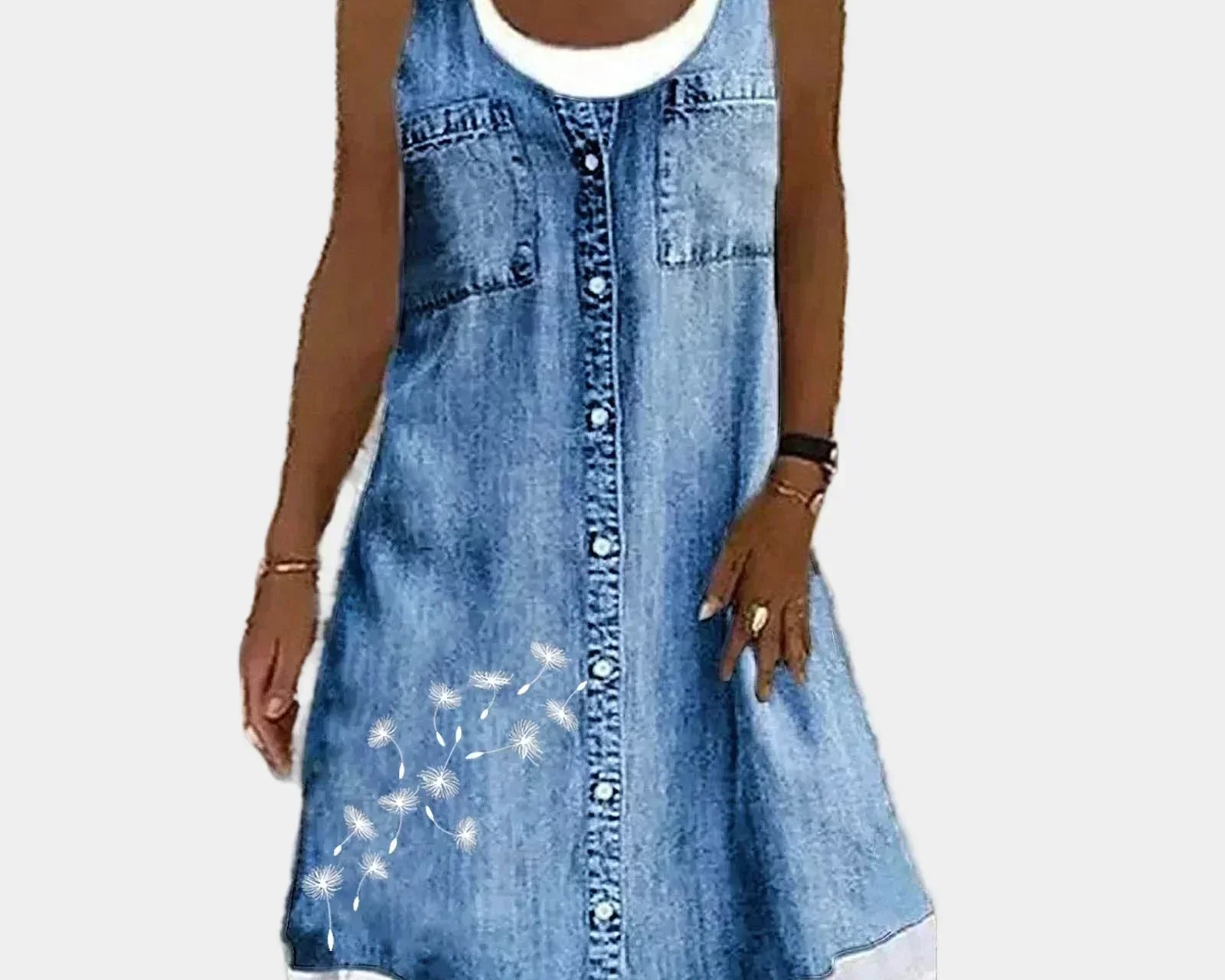 Elegantes und Weiches Jeanskleid