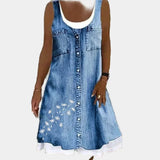 Elegantes und Weiches Jeanskleid