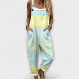 Niva - Pastel Checkered Overalls