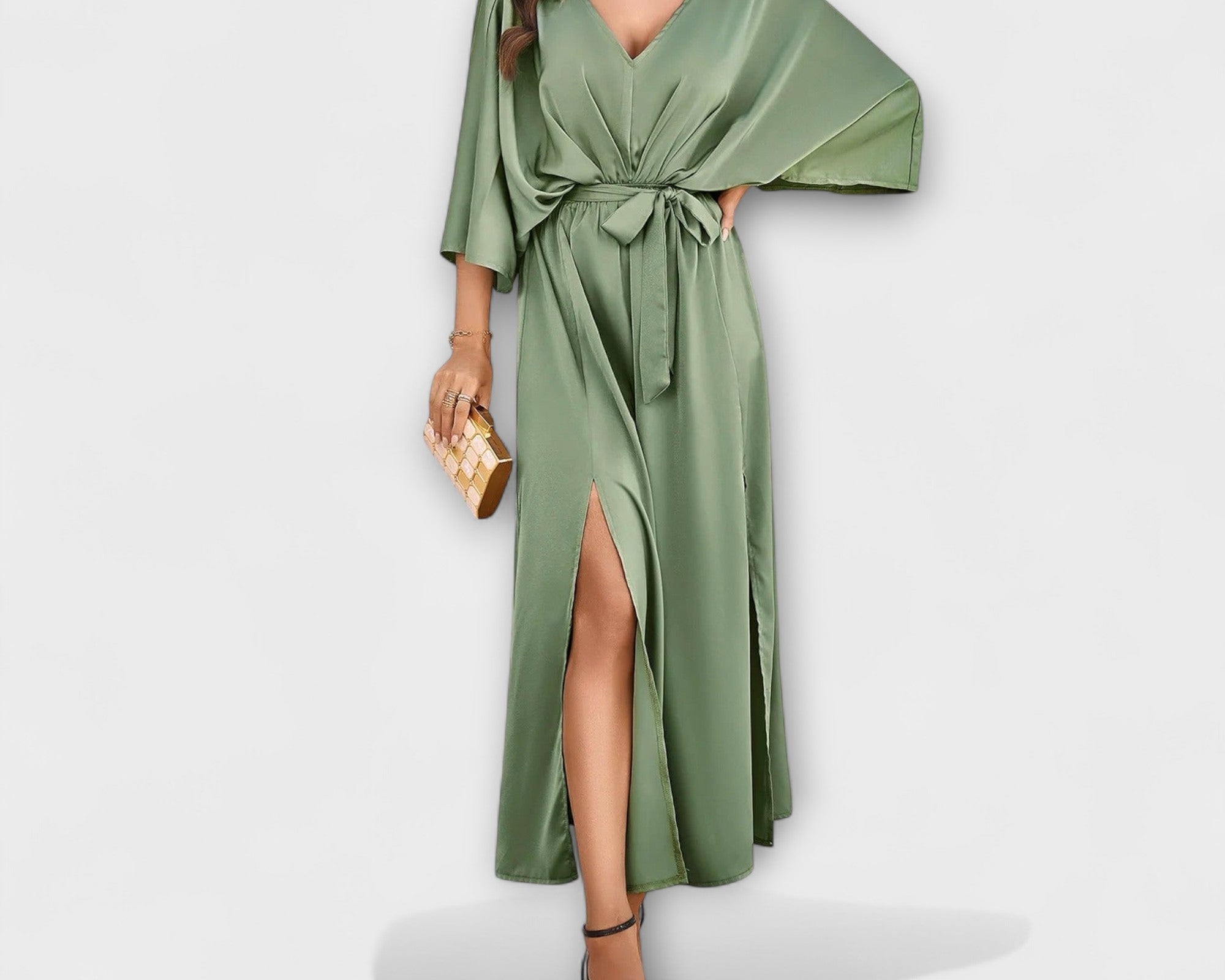 Sabrina - Maxikleid mit V-Ausschnitt