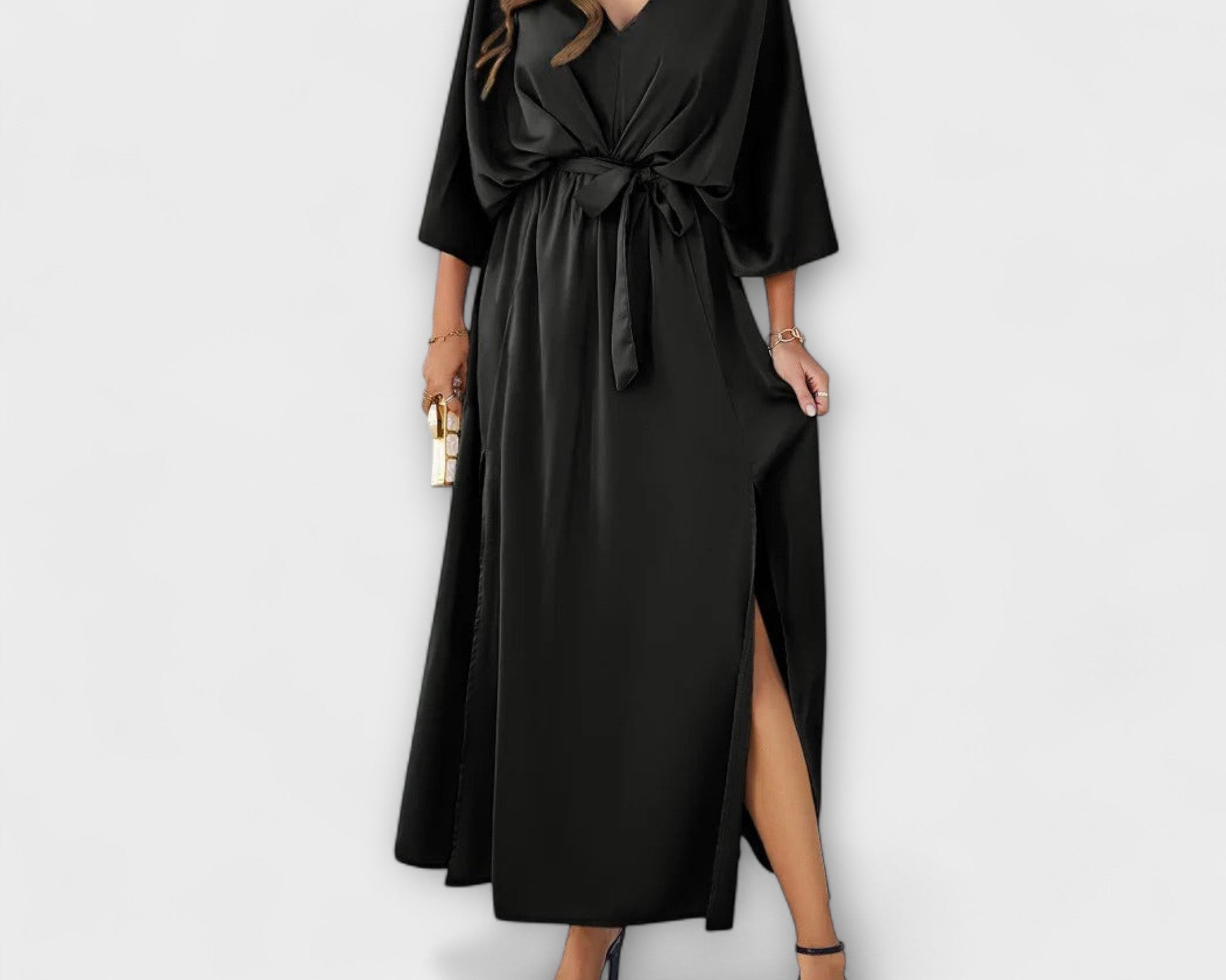 Sabrina - Maxikleid mit V-Ausschnitt