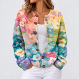 Meadows – Strickjacke mit Blumendruck