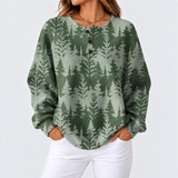 Inès - Sweatshirt mit klassischem Baum-Muster