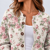 Noa – Kuscheliger Cardigan mit Print