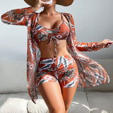 Laluna® | 3-teiliges Bikini-Set mit Druck