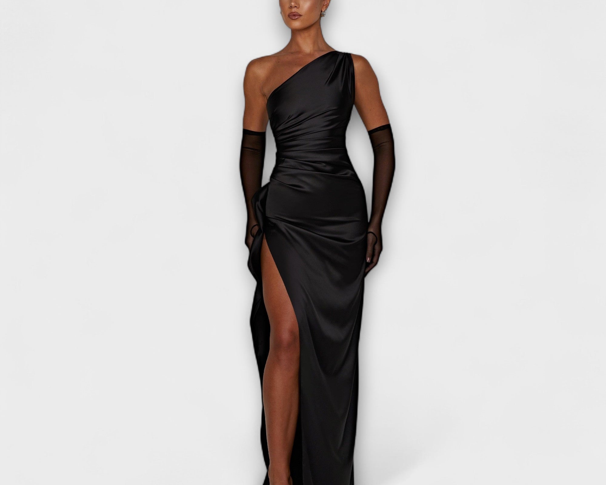 One Shoulder Maxikleid