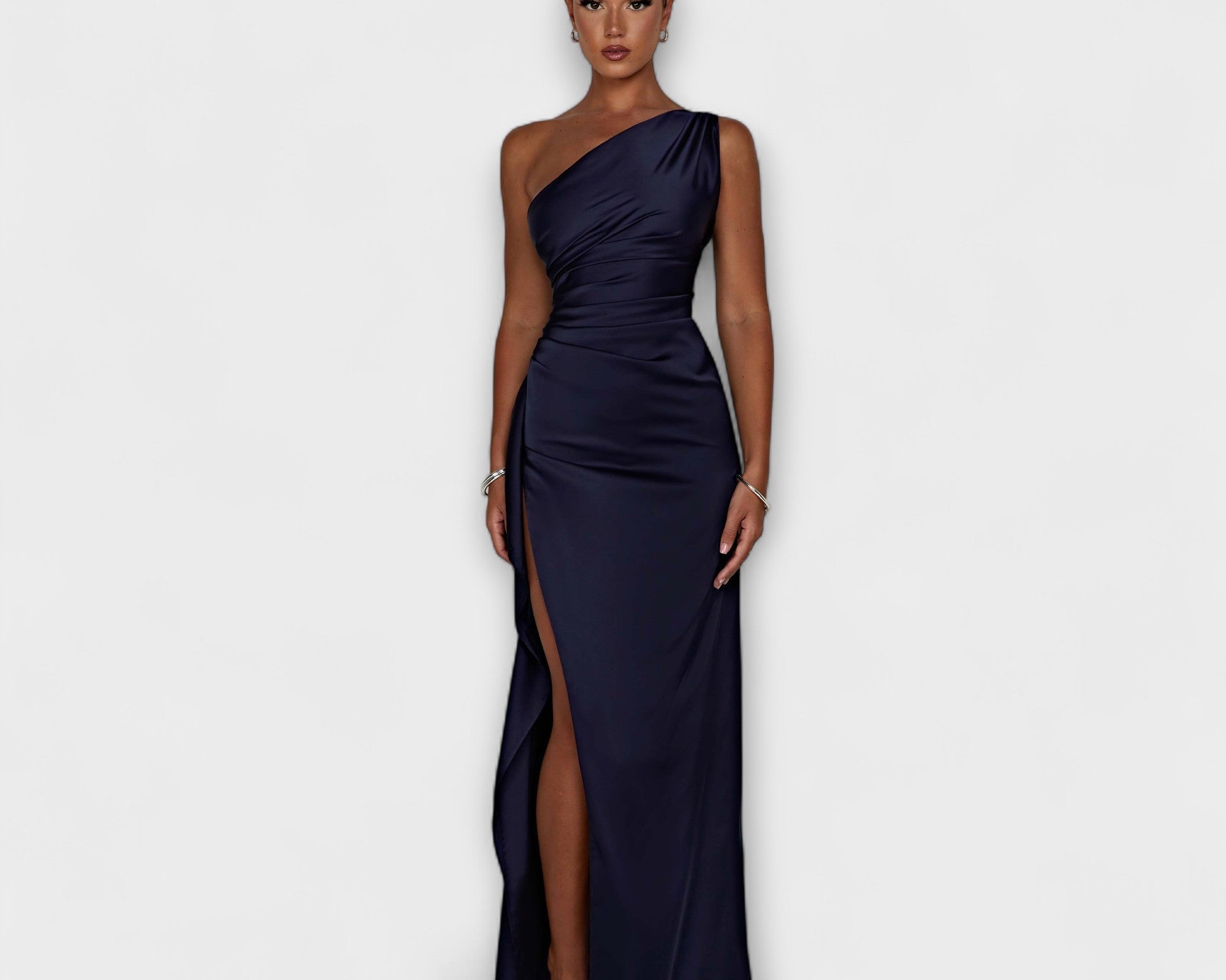 One Shoulder Maxikleid