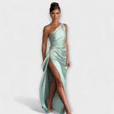 One Shoulder Maxikleid