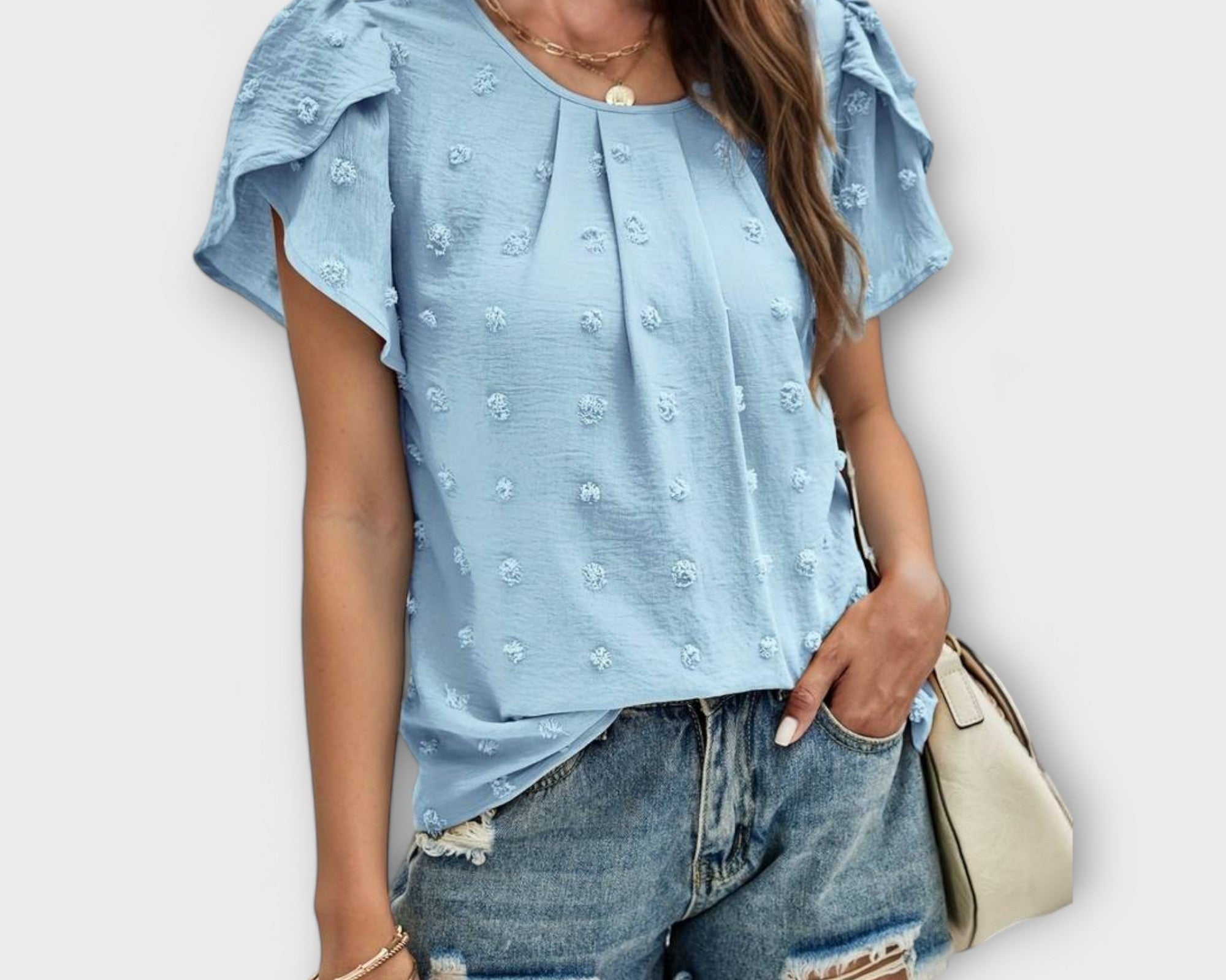 Charlotte - Die perfekte Polka-Dot-Bluse