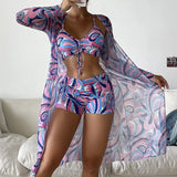 Laluna® | 3-teiliges Bikini-Set mit Druck