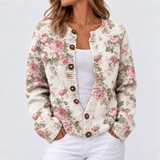 Noa – Kuscheliger Cardigan mit Print