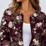 Juna – Blumenmuster-Cardigan mit Komfort