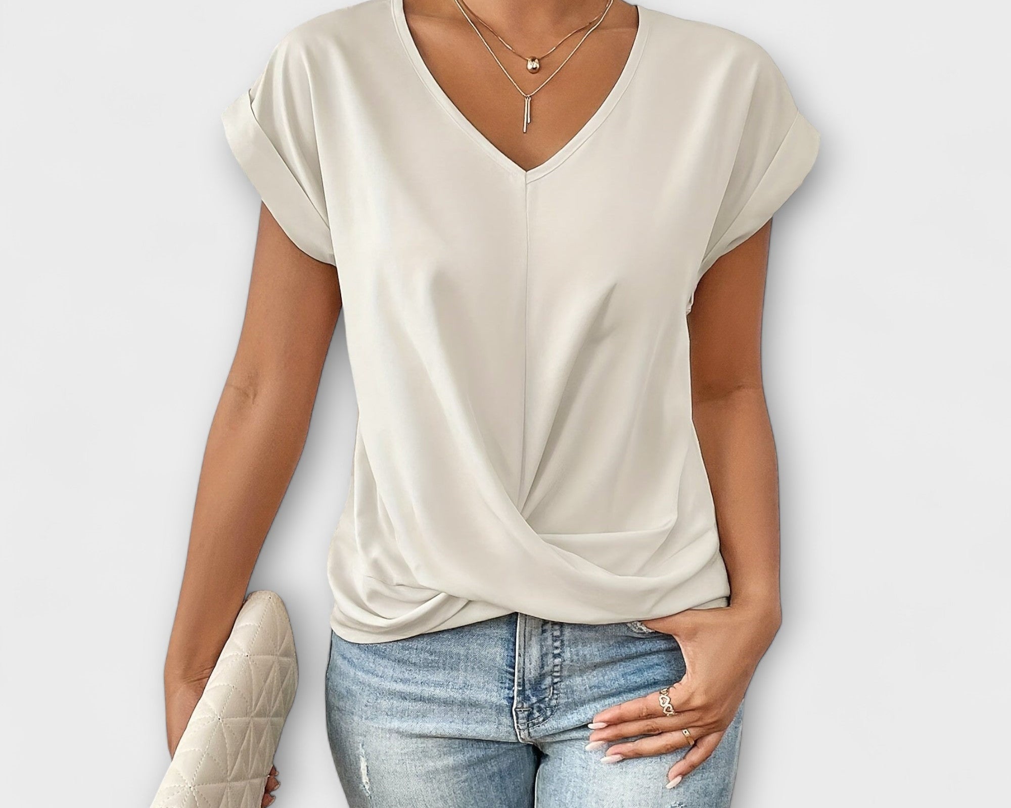 Eloise - V-Ausschnitt Top