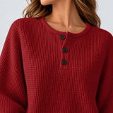 Hélène - Pullover aus weichem Waffelstrick
