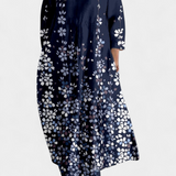 Ana - Fliessendes Kleid mit Muster