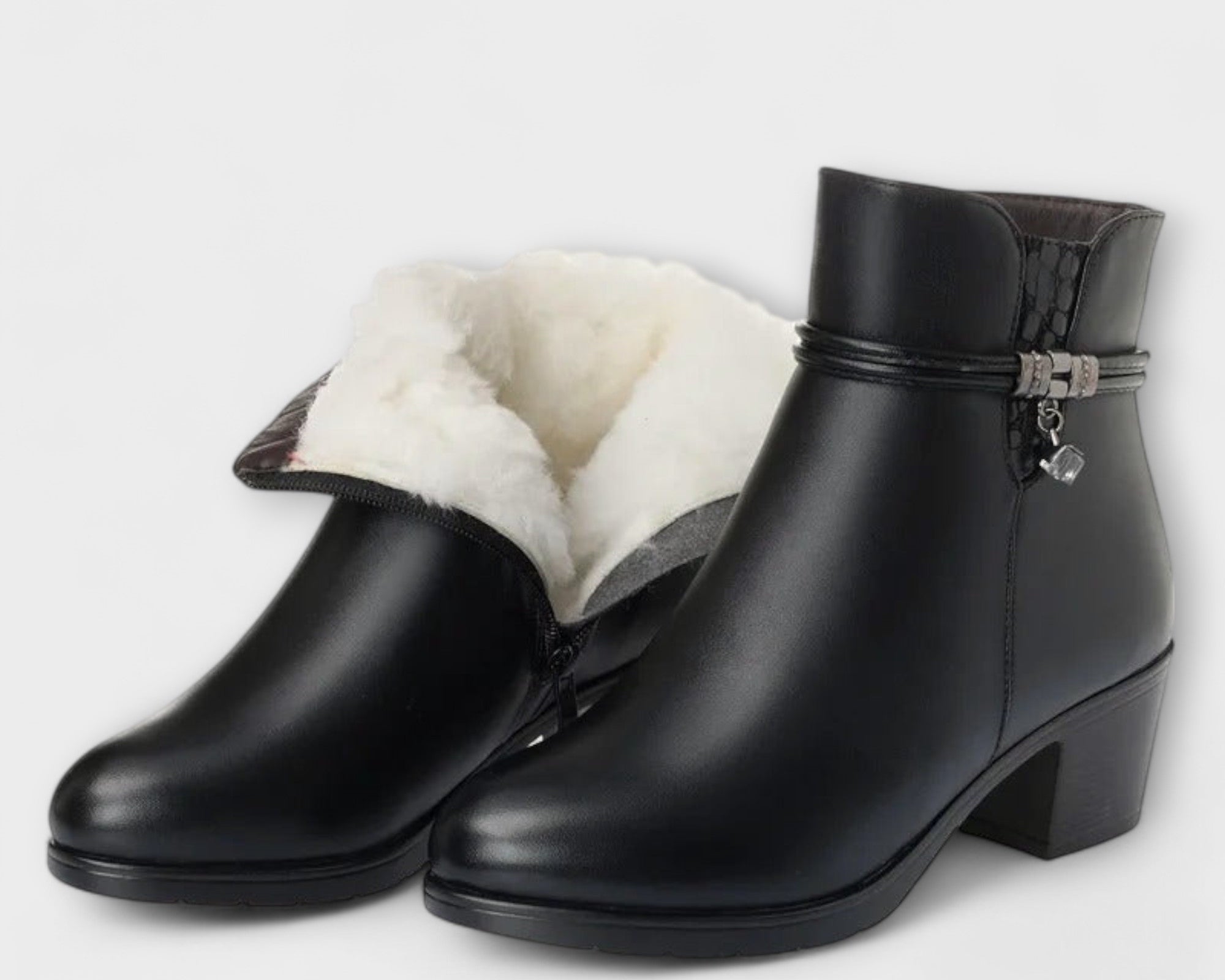 Frederika - Elegante Winterstiefel mit Reissverschluss