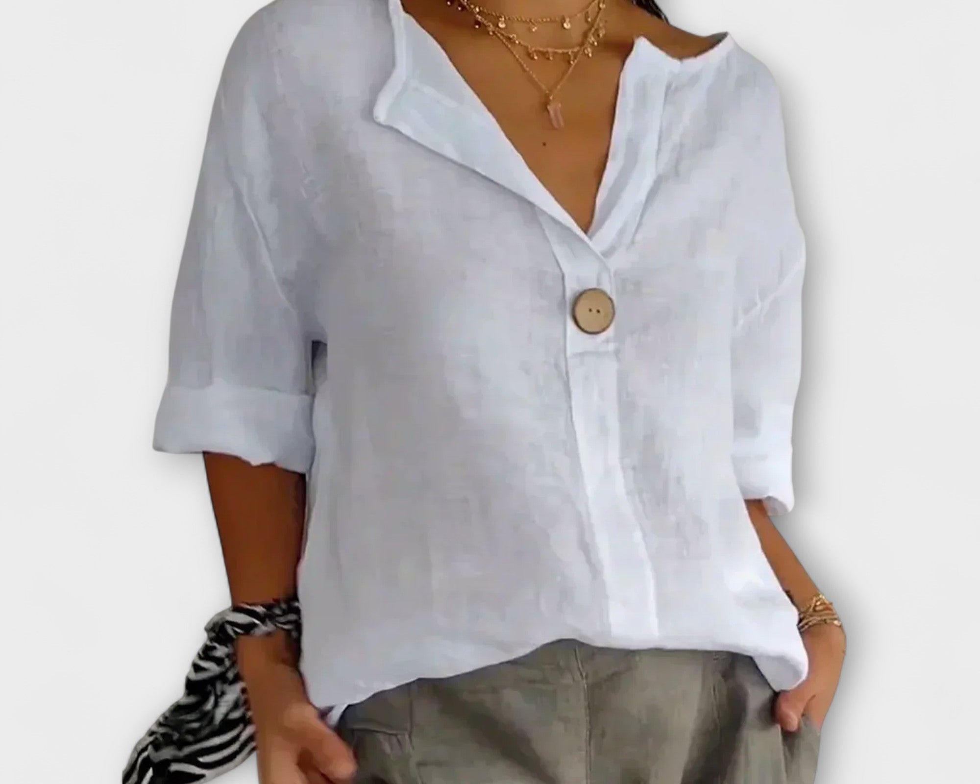 Nicole - Stilvolle Bluse mit V-Ausschnitt