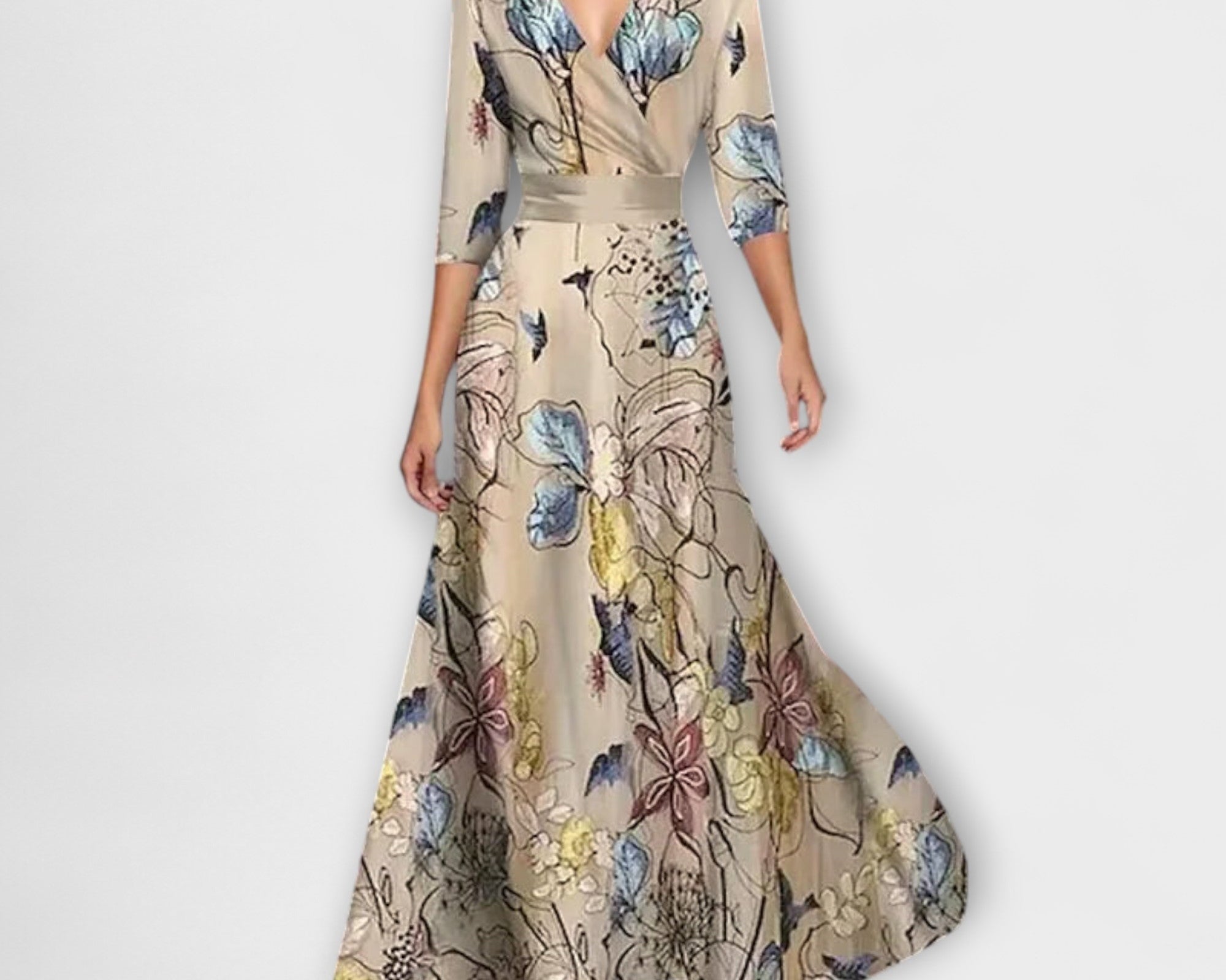 Alma - Elegantes Mouw Design Damenkleid