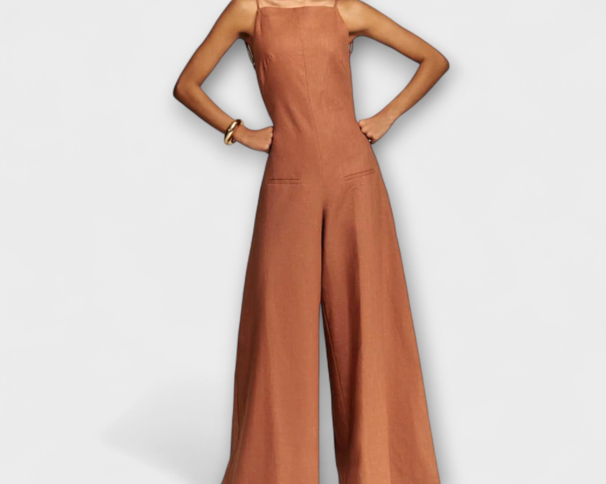 Ylva - Strahlender Halter-Jumpsuit
