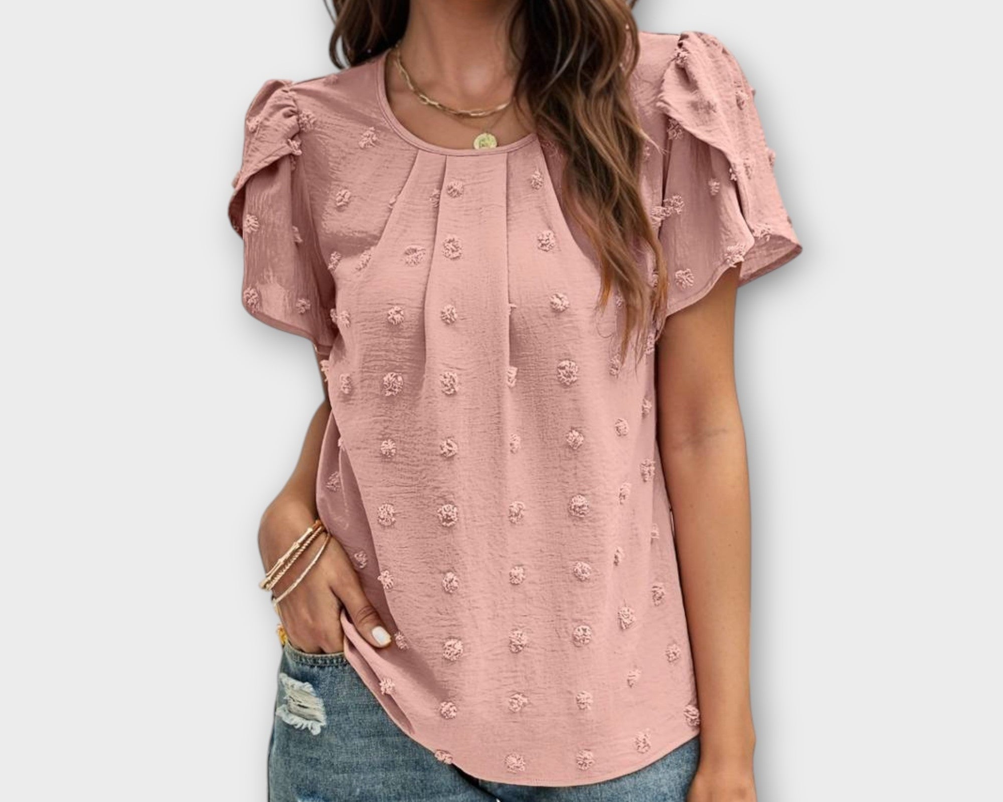 Charlotte - Die perfekte Polka-Dot-Bluse