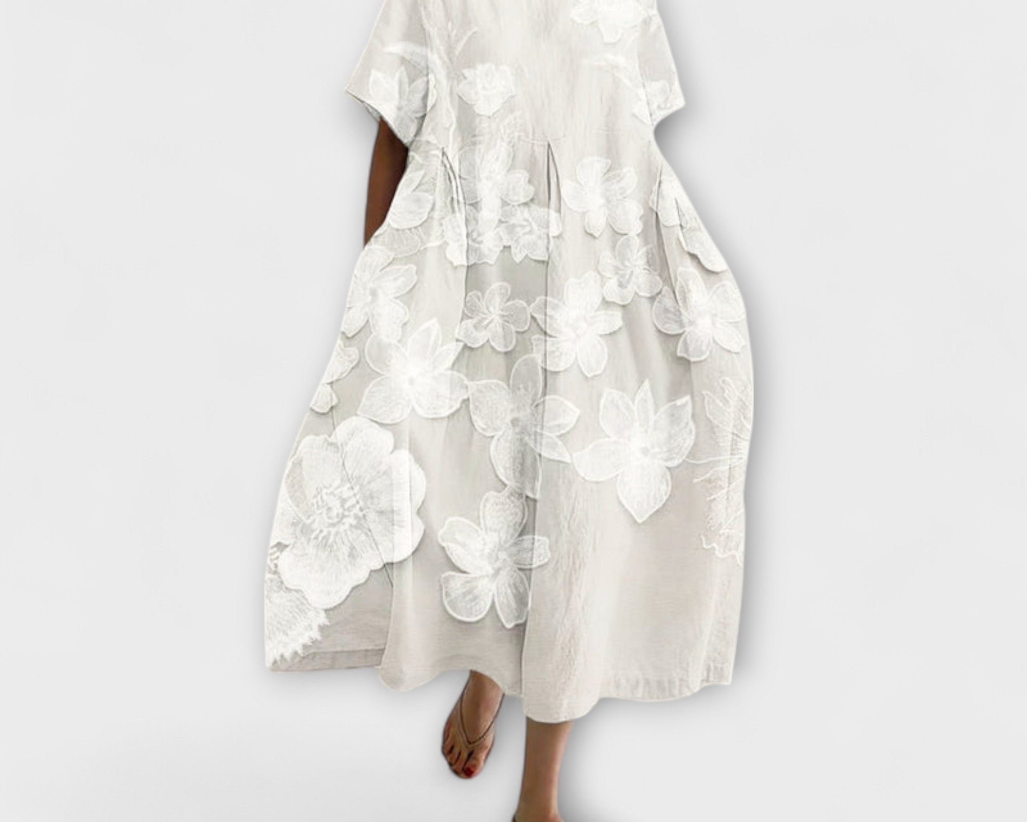 Olivia - Elegantes Kleid mit Blumenmuster