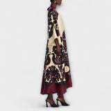 Lucy - Atemhaftes Grenadilla-Print Maxikleid für mühelose Eleganz